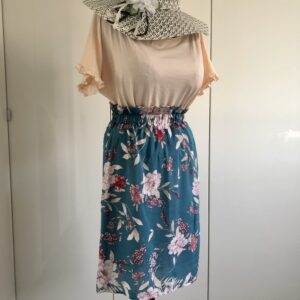 Jupe bleue paperbag - Taille 36 (stock limité)