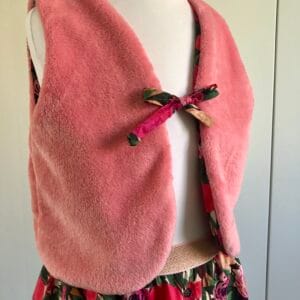 Gilet bébé Rosa réversible sans manche - 3 au 18 mois