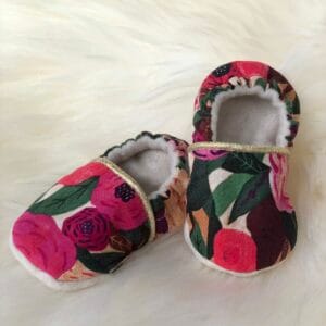 Chaussons bébé doublés en polaire de coton biologique – Image 4