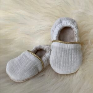 Chaussons bébé doublés en polaire de coton biologique – Image 6