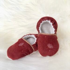 Chaussons bébé doublés en polaire de coton biologique – Image 8
