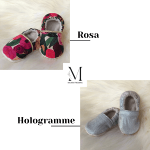 Chaussons bébé doublés en polaire de coton biologique – Image 13
