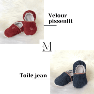 Chaussons bébé doublés en polaire de coton biologique – Image 14