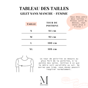 Gilet sans manche Mille-fleurs - Femme – Image 3