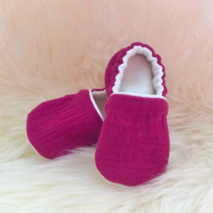 artisanat français chausson bébé