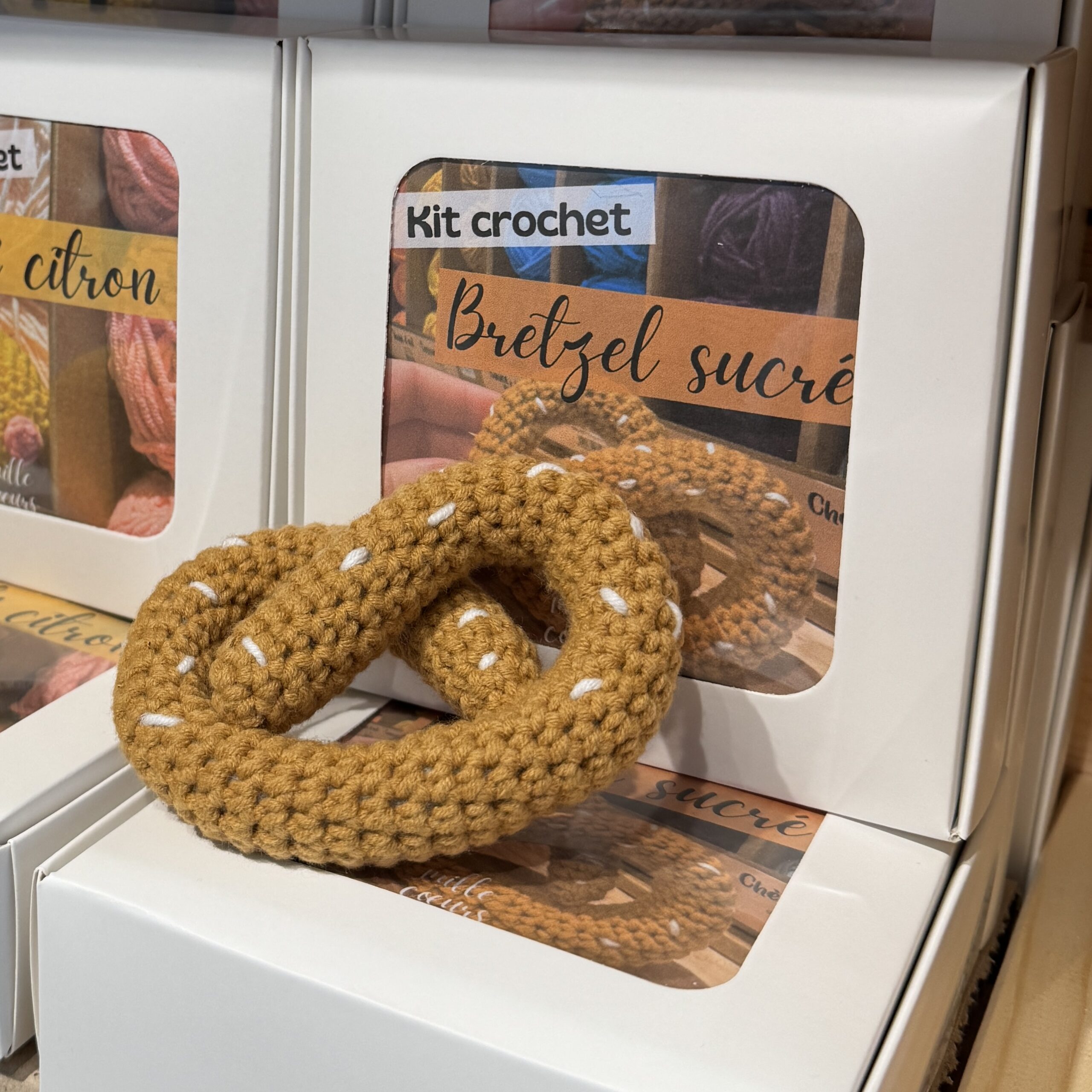 DIY Kit crochet - Bretzel sucré