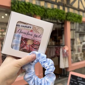 kit DIY chouchou vichy