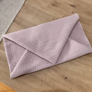 Grand lange bébé uni rose antique