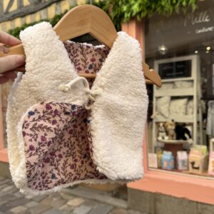 Gilet sans manche réversible motifs Madeleine - Bébé